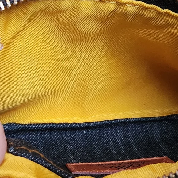 VTG ellu by Leslie Pozen•Made In USA •Ostrich Leather Wristlet - Picture 4 of 9